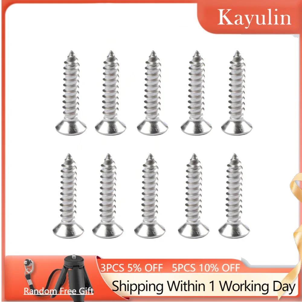 

Kayulin Screw Nut M4x20mm Countersunk Cross Recessed Truss Head Machine Screws Flat Heads Tip Tail Self Tapping Screw 20mm