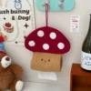 Creative Cloth Mushroom Tissue Box Cute Decorative Hanging Tissue Bag Wall Mounted Napkin Container Living Room 3