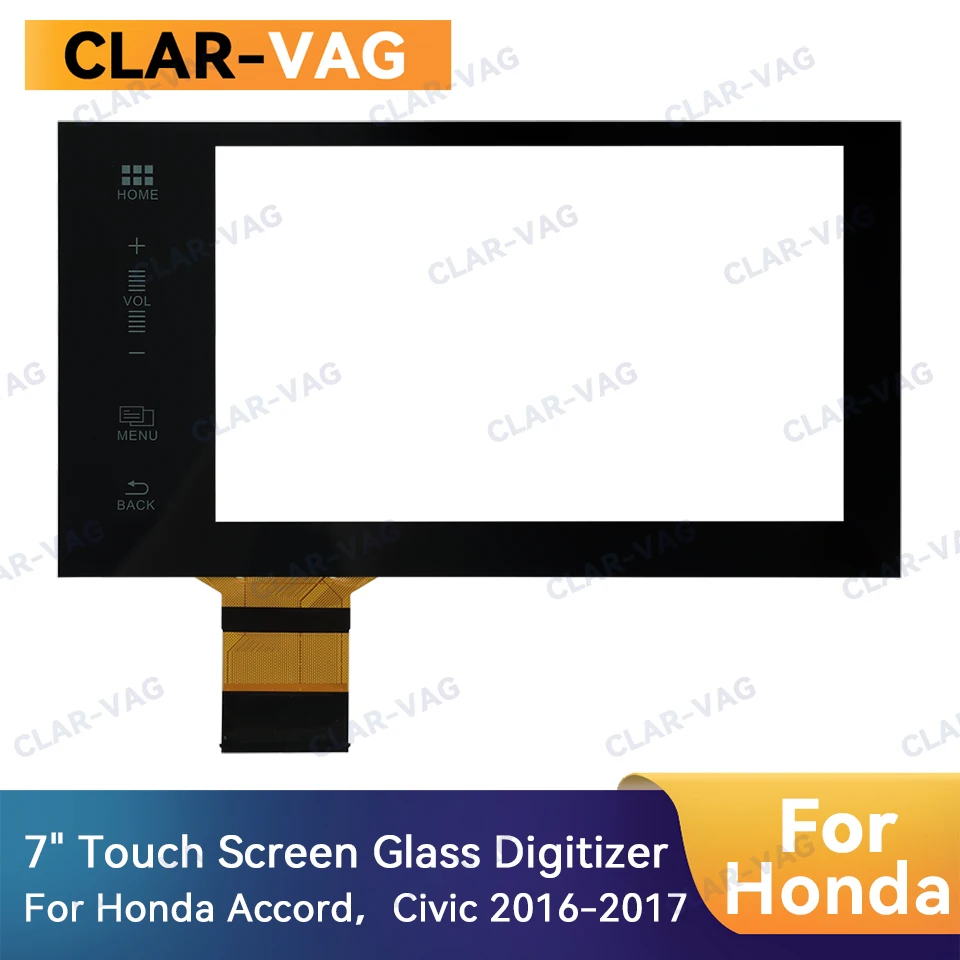 7 inch Touch Screen Glass Digitizer For Honda Accord Civic HR-V Pilot Fit 2016-2017 years Car 60 pins Touch Screen