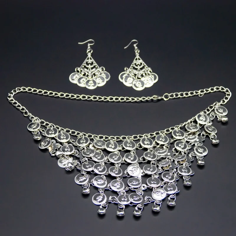 1 Set Bauchtanz-Schmucksets, Haarnadel, Halskette, Kopfschmuck, Ohrringe, Schmuck, Tanz-Performance-Zubehör – Detail 7
