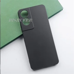 TCL 50XE NXTPAPER Soft Silicone Phone Case with Back Ring Holder for TCL50XE NXTPAPER 5G (Black TPU Case)