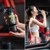 Protein Powder Shaker Cup400/600/650ml with Metal Stirrer Fitness Sports Mixing Bottle Portable Leak Proof Plastic Cup Drinkware 6