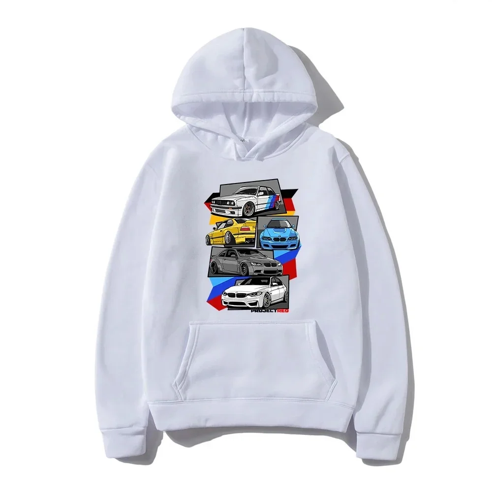 Classic E30 E46 E92 F80 M3 E36 Hoodies Fashion Men Graphic Initial D Hoodie Unisex Hip Hop Pullover Sweatshirt Car Graphic Hoody 5