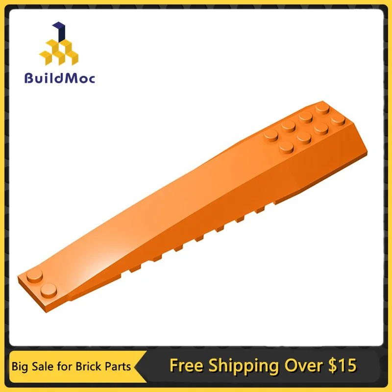 

1Pc MOC Parts 45301 Wedge Curved 16 x 4 Triple Compatible Bricks DIY Assmble Building Blocks Particle Kid Puzzle Brain Toy Gift