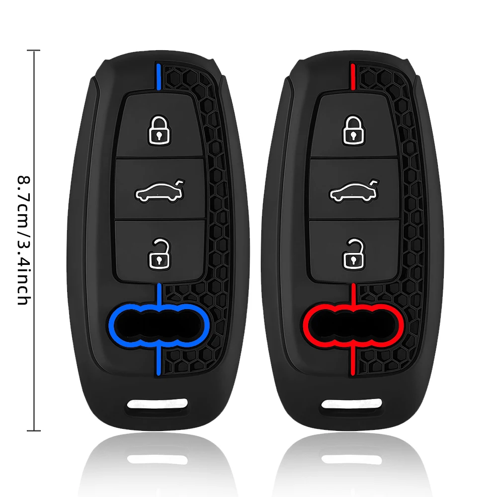 Silicone Car Smart Key Protective Shell Cover - Auto Styling Accessory