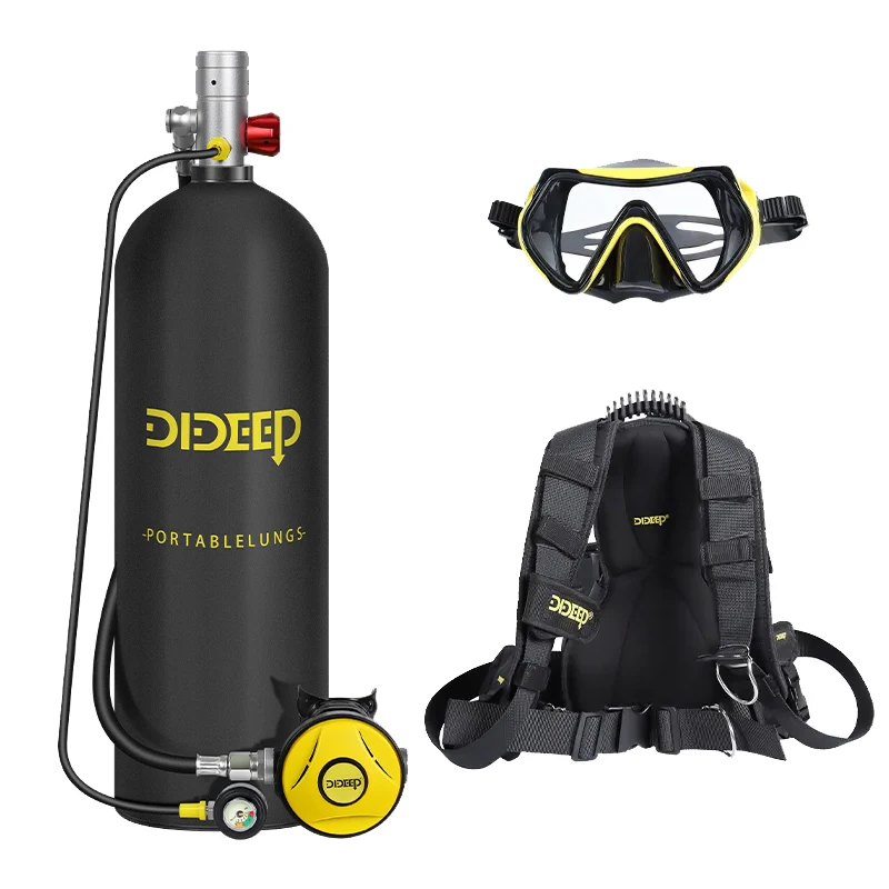 

2023 New Aluminium Mini Scuba Tank With Mask Diving Air Tank Diving Equipment Scuba Diving Equipment