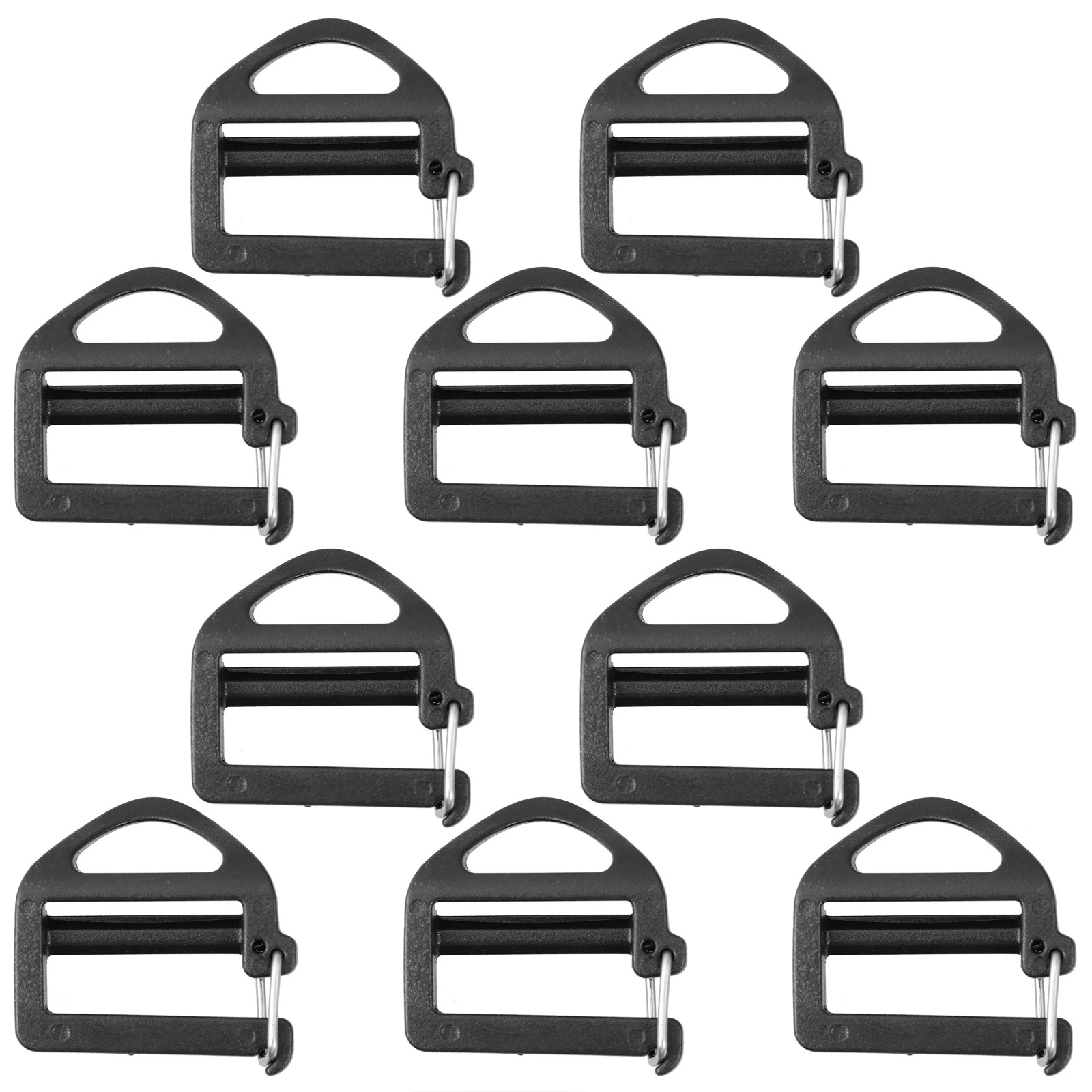 

20Pcs Webbing Buckles DIY Triangle Buckles Strap Buckles DIY Bag Accessories
