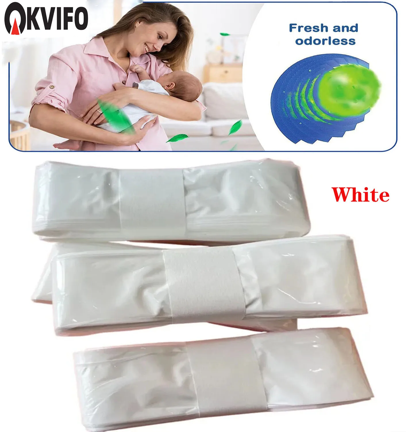 10pcsGenieReplacementTrashBagsRefillBagsBabyDiaperGarbageBags