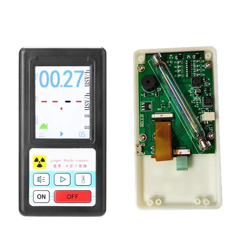 Geiger Counter Nuclear Radiation Detector Personal Dosimeter X-ray Beta Gamma LCD Tester