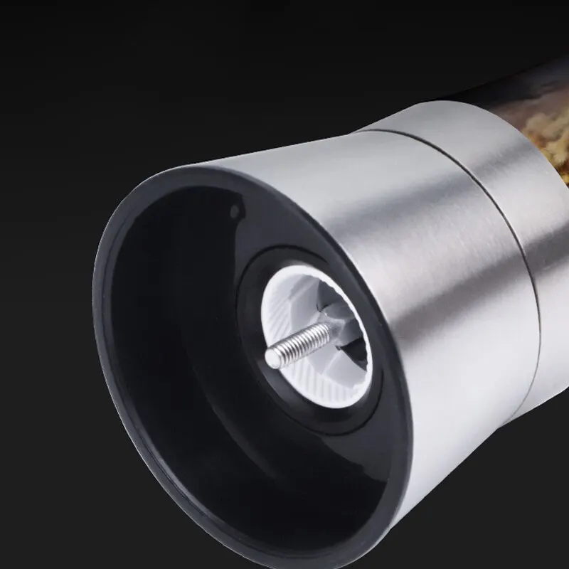 Salt Pepper Grinder Spices Bottle Seasoning Jar Stainless Steel