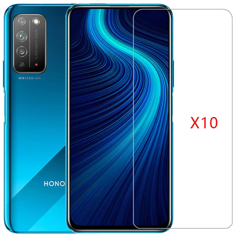 Чехол для huawei honor x10 5g, чехол из закаленного стекла, Защита экрана для honor x10 x 10 10x, чехол для телефона 360 6,63, чехол для honor onor