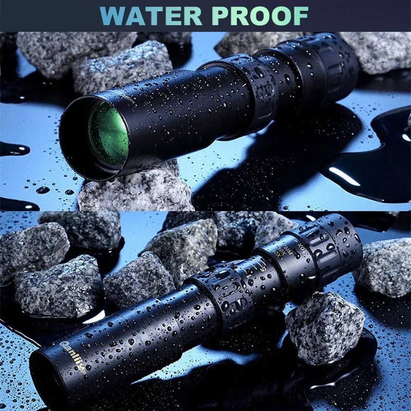 Military Metal 10-300X Zoom HD Powerful Binoculars Long Range Portable High Quality Professional Telescope Monocular for Hunting 4