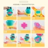 Electric Feeding Frog Funny Parent-Child Interactive Toys Multiplayer Educational Competitive Table Game For Kids Birthday Gifts 4