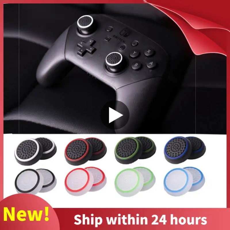 4/10Pcs Double Rocker Enhanced Rialzato In Gomma Siliconica Analog Stick Thumb Grips Joystick Cover Caps Per 4 X Box One