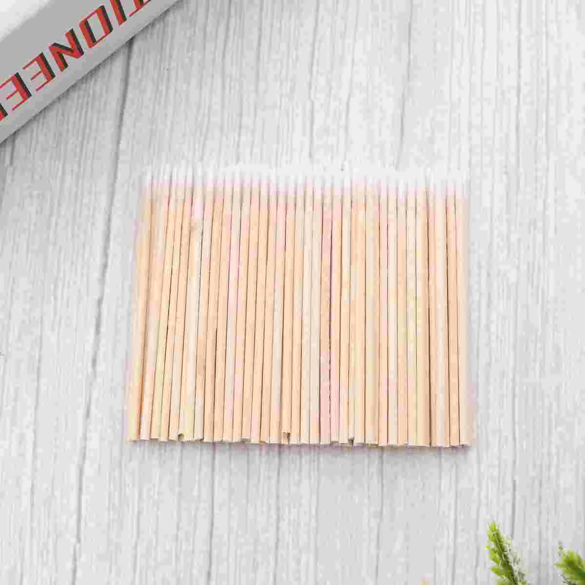 

7 Packs Toothpick Cotton Swab for Makeup Rod Eyelash Extension Pointed Swabs Disposable