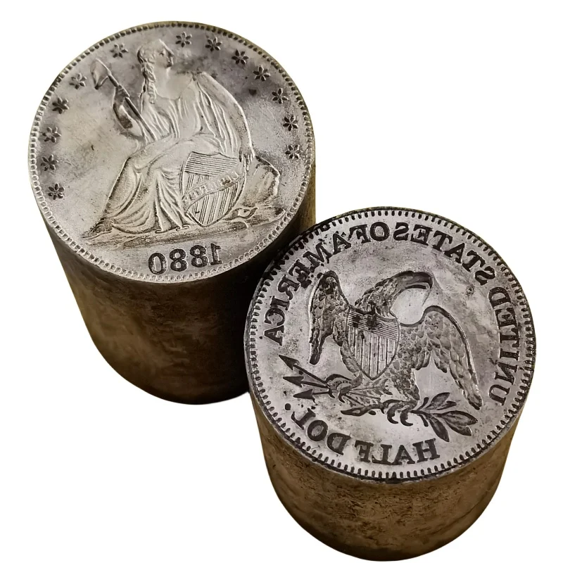 

United States 1880-P Seated Liberty Half Dollar Mould Coin Die