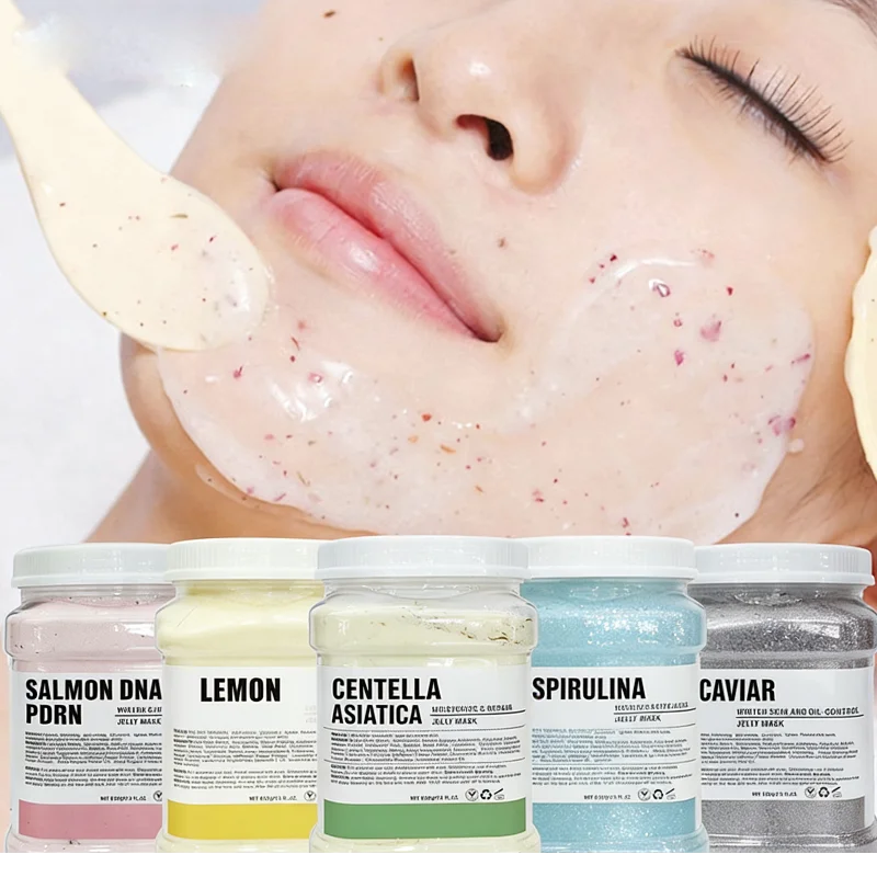 Salmon DNA PDRN Crystal Soft Powder Hydrating Jelly Face Mask - Deeply Moisturizing & Enhances Skin Elasticity