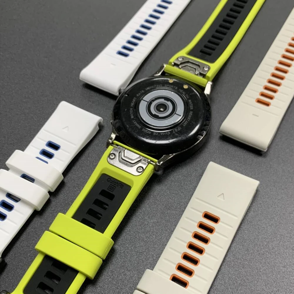 QuickFit Silikon-Uhrenarmband für Garmin Fenix 8 PRO 8x 8 E 7 7X/Forerunner 970/Epix Pro/Enduro 3 Tactix 8 26 mm 22 mm Sportarmband – Detail 16