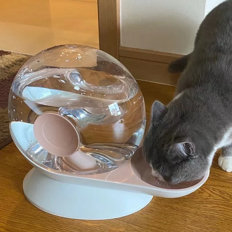 

2.8L Snails Bubble Cat Water Fountain Filter Automatic Water Dispenser Drinking Fountain Cats Dogs Feeder Pets No Electricity