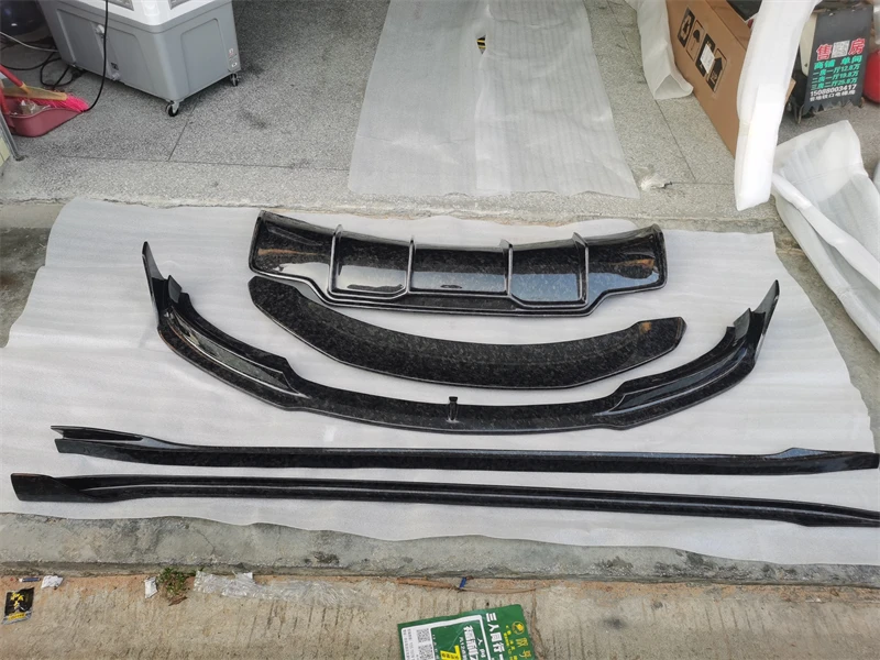 REAL FORGE Carbon Fiber For Tesla Model 3 2019 2020 2021 2022 2023 Front Lip Rear Diffuser Bumper Body Side Skirt Kit Spoiler 26 - Racext REAL FORGE Carbon Fiber For Tesla Model 3 2019 2020 2021 2022 2023 Front Lip Rear Diffuser Bumper Body Side Skirt Kit Spoiler - - Racext 25