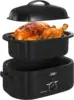 Quart Roasting Oven with Self-Basting Lid Removable Pan,Turkey Roaster Oven with 150 to 450F Temperature Control Cool-Touch Hand 1