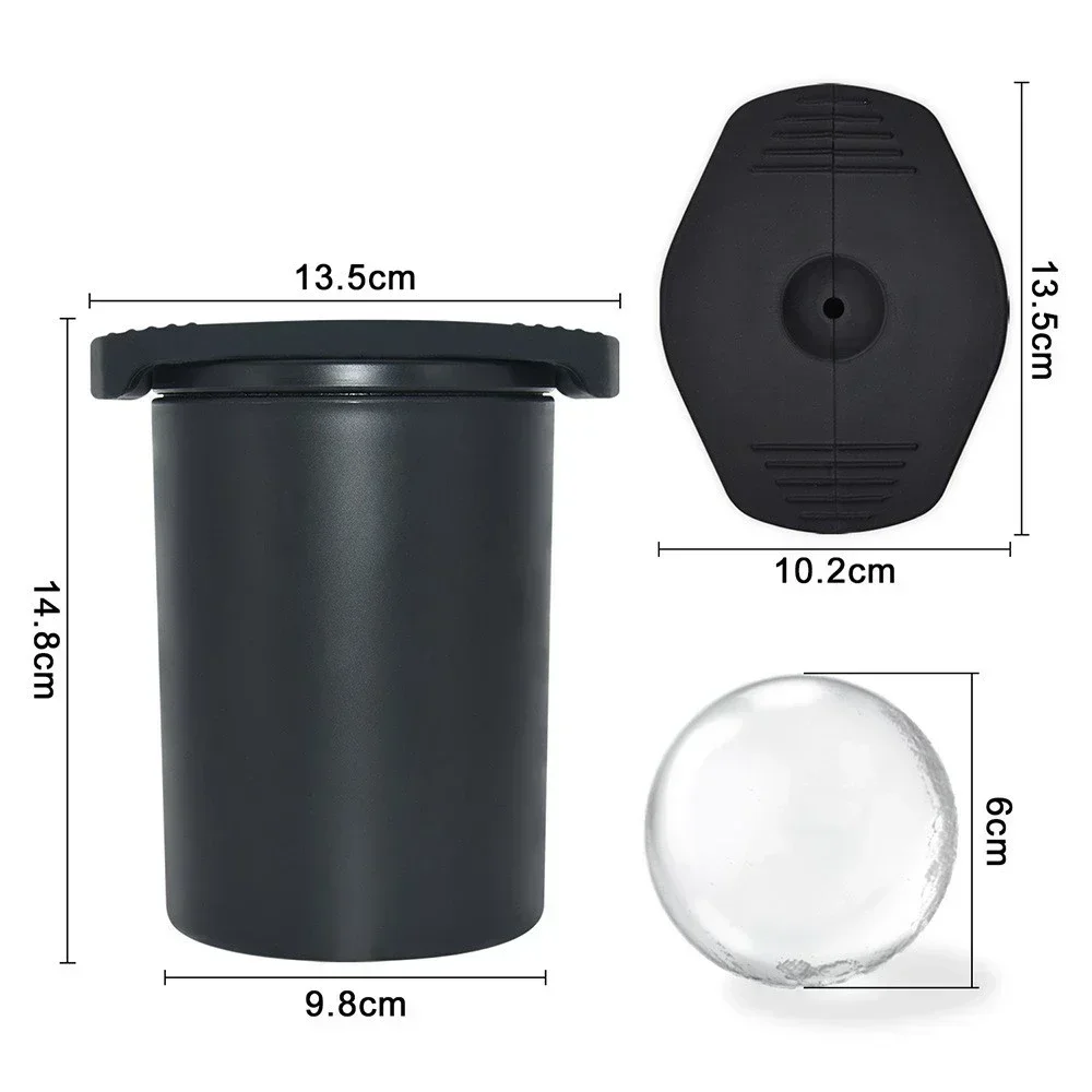 Stampo per palline di ghiaccio Bar Freeze Grande trasparente Macchina per cubetti di ghiaccio Vassoio per cubetti di ghiaccio ad alta trasparenza Accessori da cucina