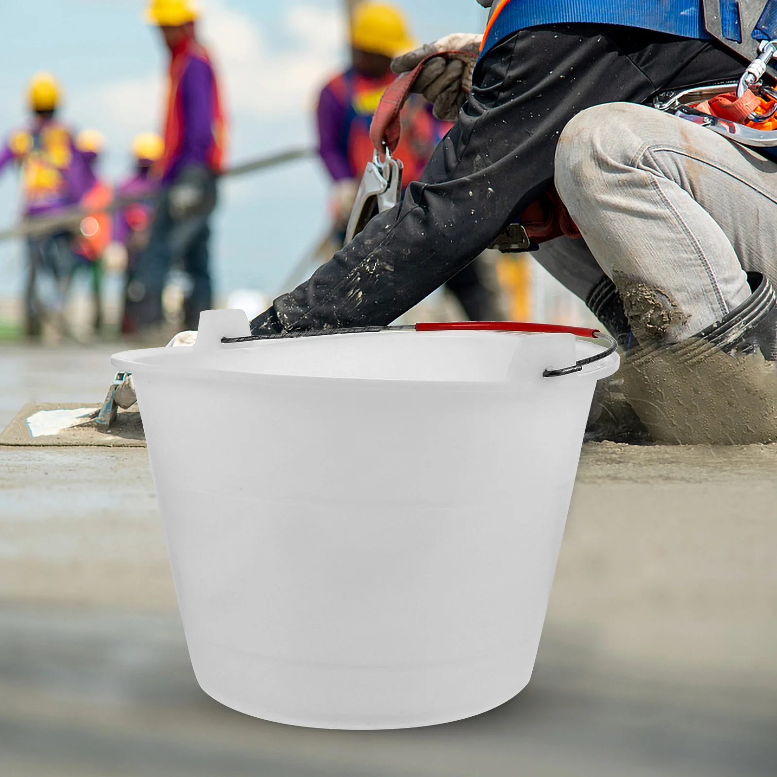 Sand Bucket Beef Tendon Cement Mason Buckets Cleaning Fish Pp Plastic Empty Portable