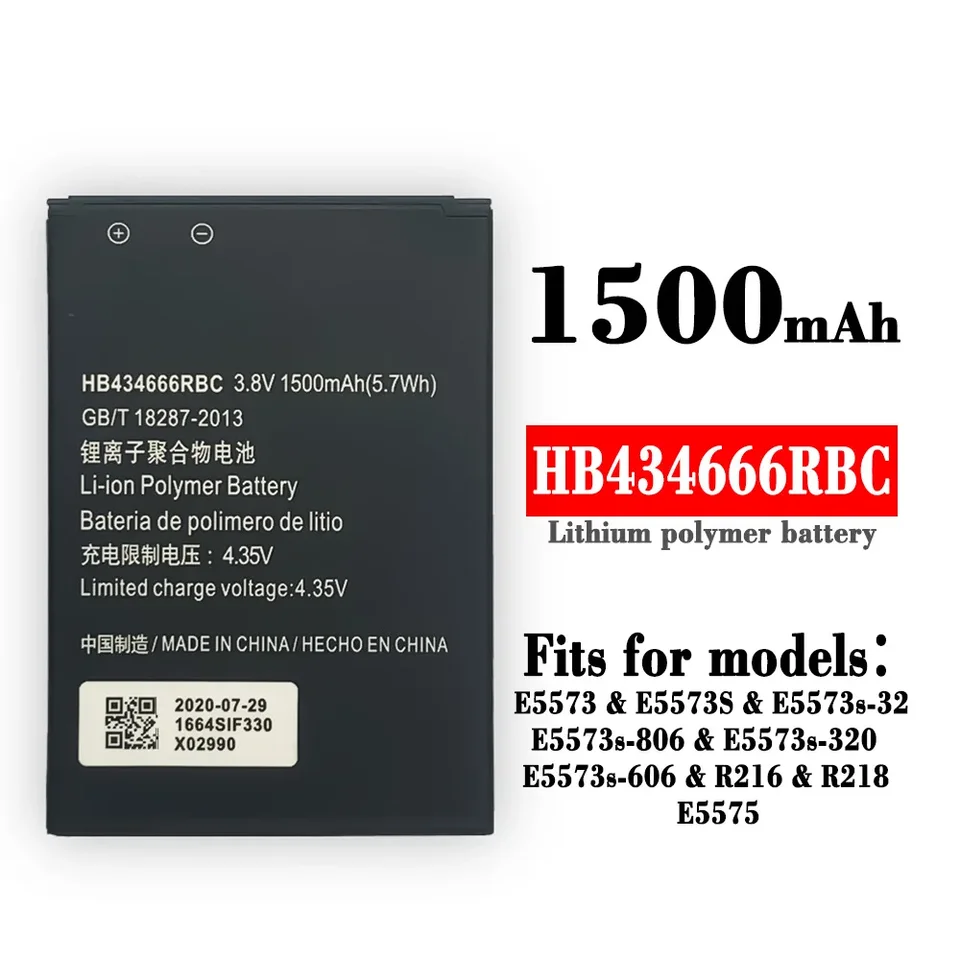 Batterie pour Huawei Routeur E5577s E5783-836 E5785 E5787 - HB82466