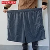 Summer Large Size Shorts Men 5XL 6XL 7XL 145kg Knee Length Shorts 1