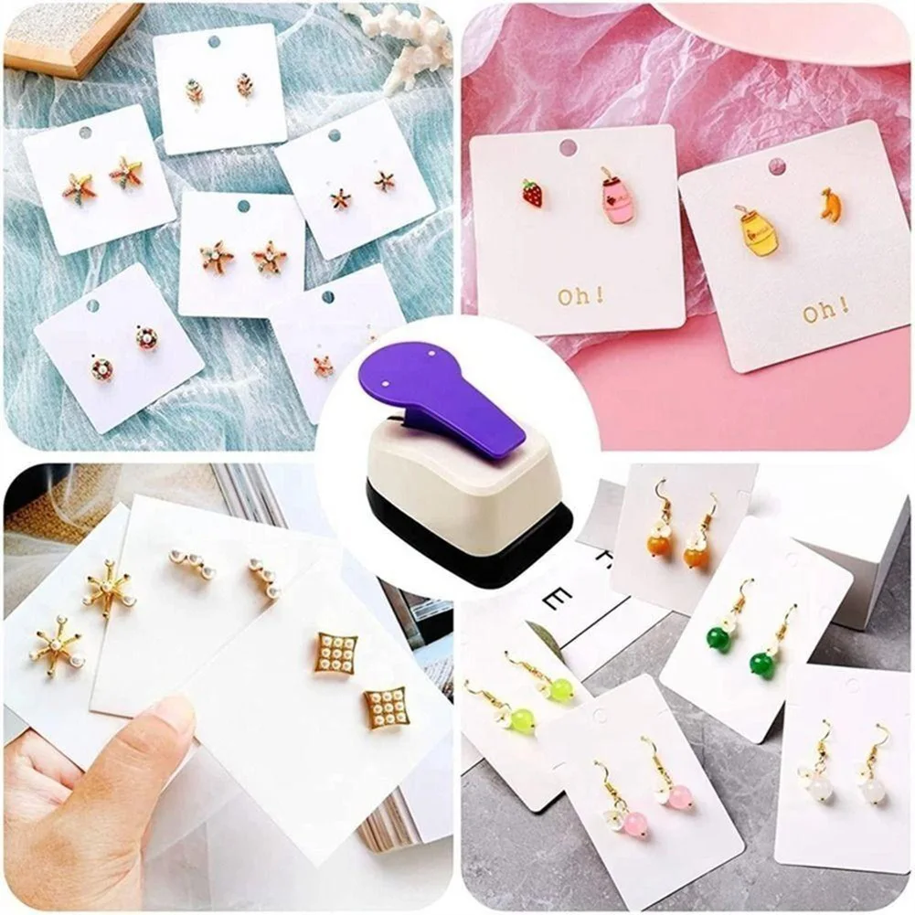 Earring Hole Puncher Earring Card Punch for Double Post Punch Craft Lever  Punch Handmade Paper Punch 0.99 Inch Hole - AliExpress
