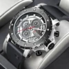 BORUSE All-waterproof Watch Men's Luminous Quartz Watch Leisure Sports Multi-functional Timer 1