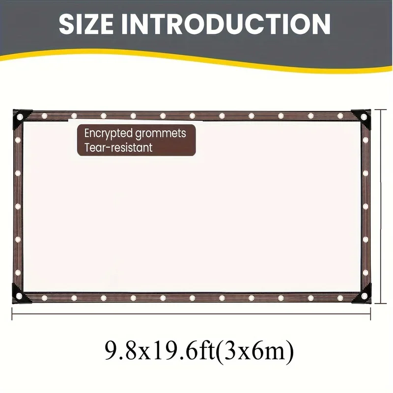 Rainproof Cloth Transparent multifunctional PE waterproof tarpaulin balcony outdoor windproof plastic cold prote