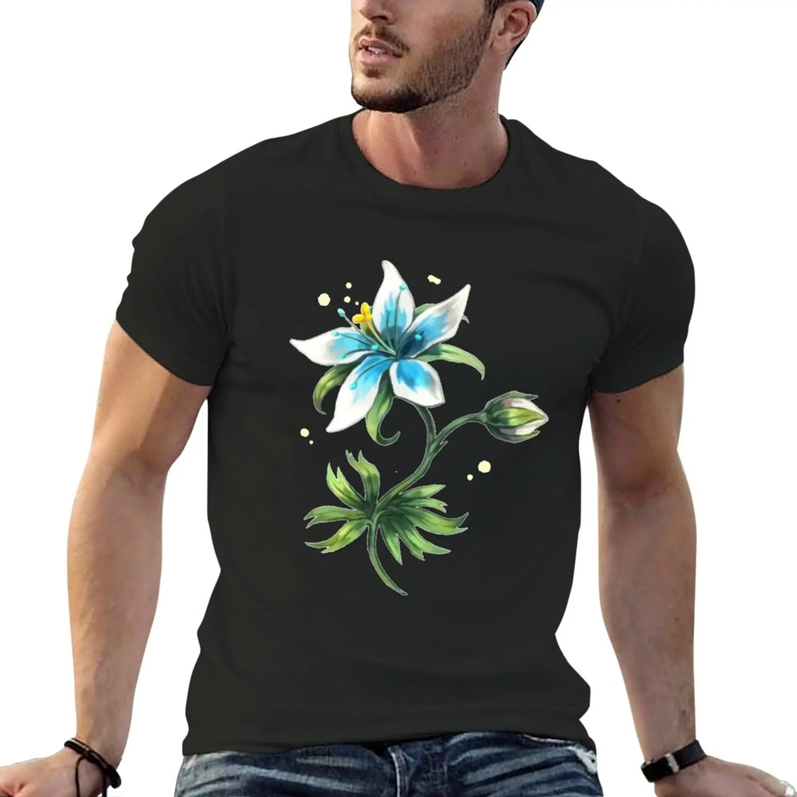 

Новинка, футболка с тихим принцессой, мужской летний топ с аниме, мужские винтажные футболки