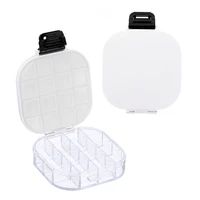 1pc 16 Wells Transparent Paint Storage Box, Airtight Paints Moisturizing Container Folding Saving Painting Palette 1