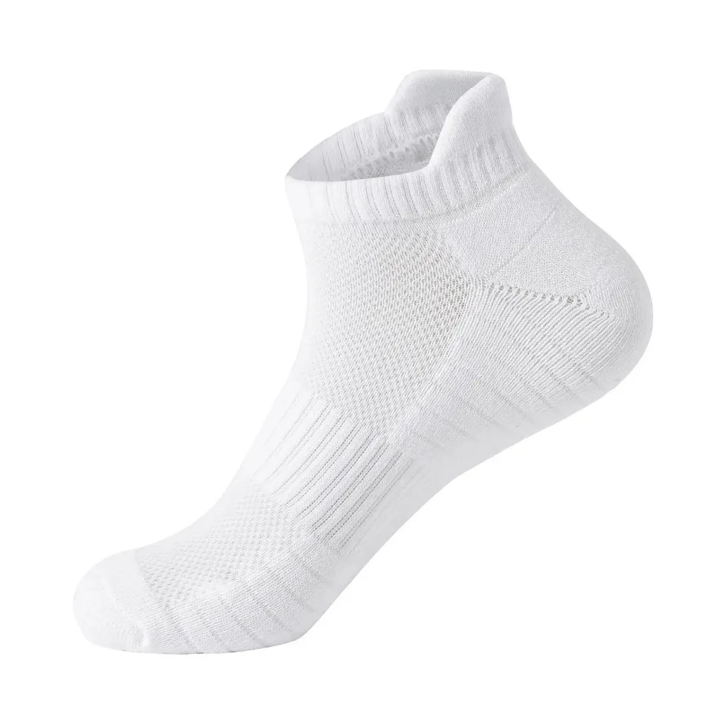 JOYNÉE Calcetines Deportivos De Corte Bajo Para Mujer, Acolchados, Para Correr, Deportes, Paquete De 6, Negro1-6 Pares