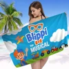 A-B-C B-Blippiing Creative Pattern Microfiber Beach Towel Absorbent Quick Dry Soft Yoga Swimming Resort Mountain Climbing Towel 5