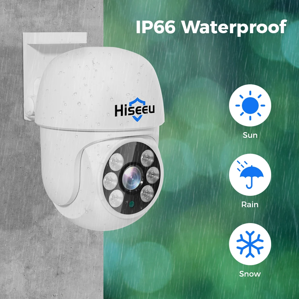 Hiseeu 5MP AHD PTZ Camera Waterproof Home Security Surveillance CCTV Cameras  Infrared Night Vision Analog Cameras XMEye Pro