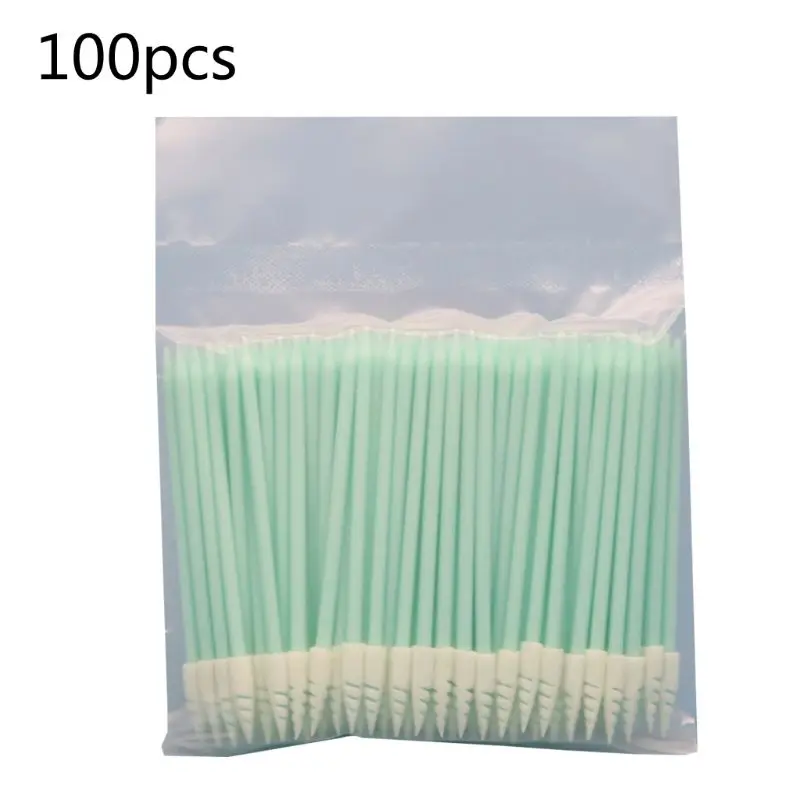 

100Pcs Small Pointed Tips Sponge Cleaning Swab Lint Dust Free Sponge Stick