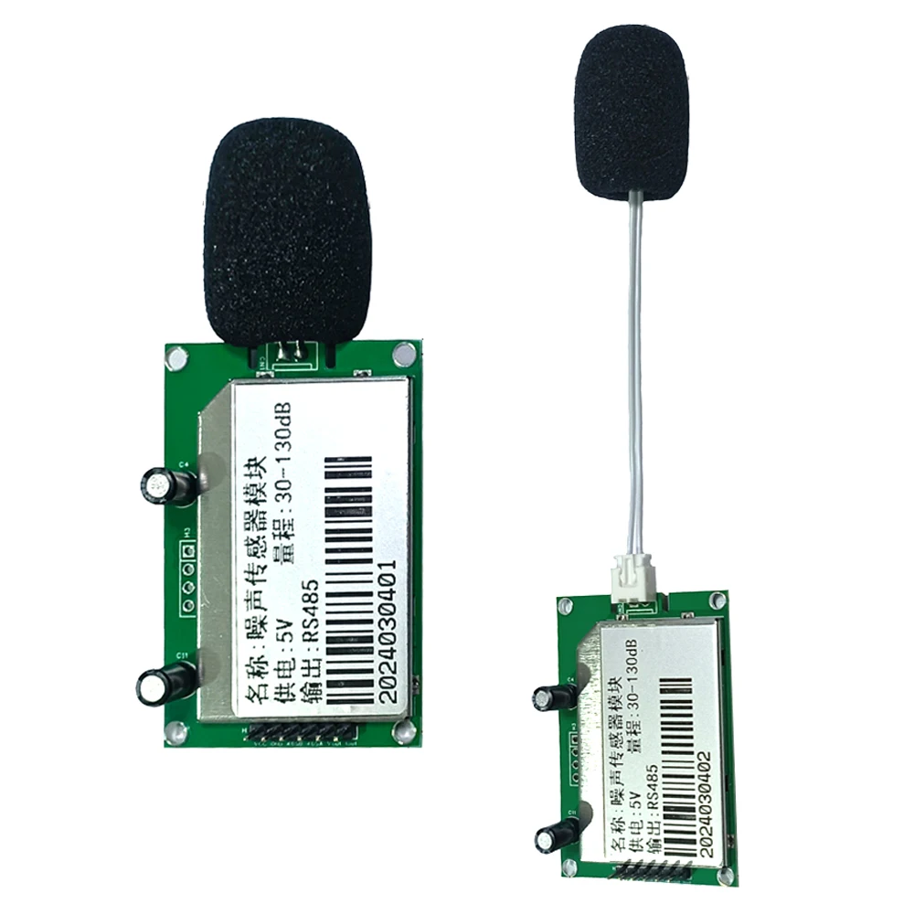 Decibel-Geräuscherkennungsmodul-Tester, industrieller Geräuschsensor, Senderausgang, TTL, RS485, 30–130 dB, 20–12,5 kHz, hohe Präzision – Detail 7