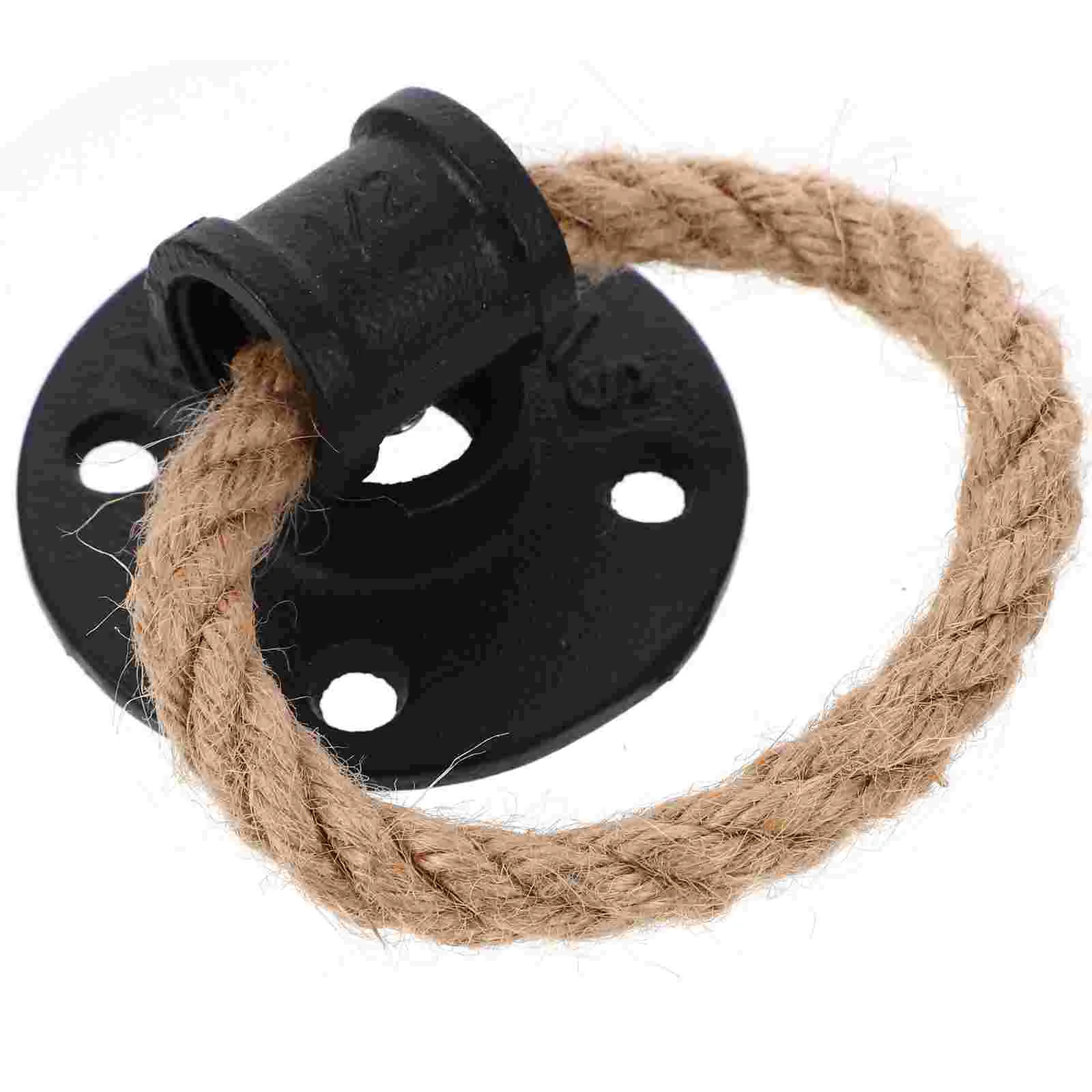

Rustic Decor Rope Pull Ring Cupboard Handle Vintage Door Cabinet Knot Drawer