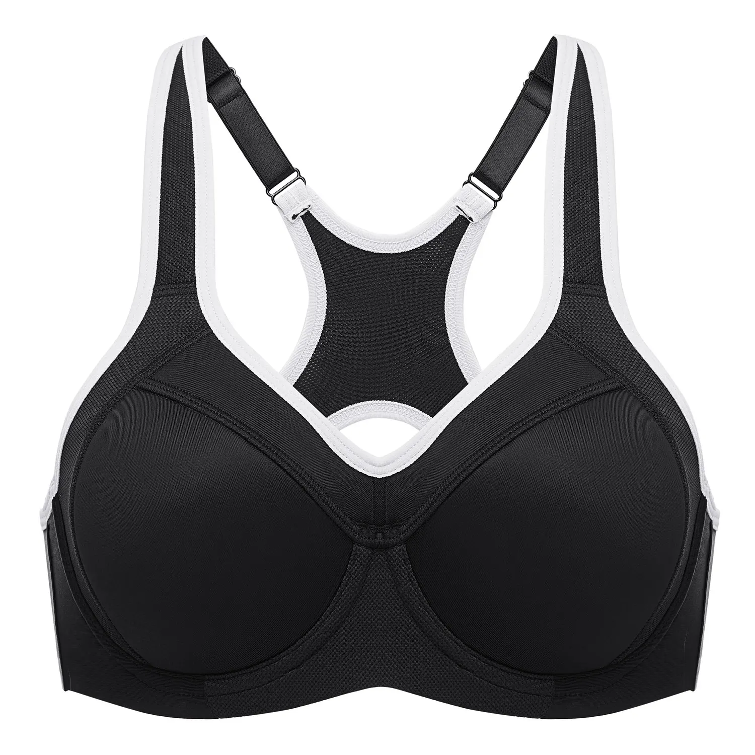 Sports Bra Women Push Up Full Support High Impact Racerback Lined Underwire New Undrwear Bras Shockproof 6