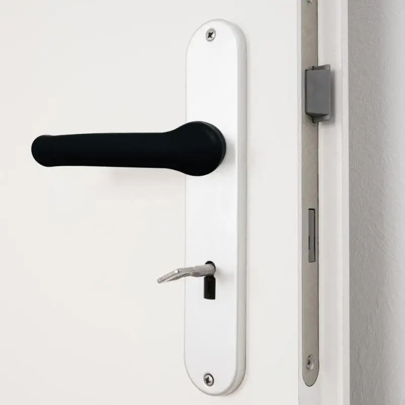 Trendy Gloves for Door Handle, Black Door Handle Guard Scratch-resistant for Home and Public Furniture and Wall