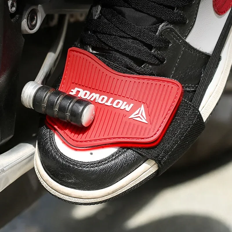 MOTOWOLF Universal Motorcycle Shoe Cover Guards Motorbike Gear Shift Pad Anti-slip Durable Boot Protector Anti-skid Gear Shifter motorcycle shoe cover