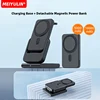 3in1 10000mAh Magnetic Wireless Power Bank Fast Charging Base Stand 5000mAh Portable External Battery for Apple iWatch iPhone 15 6