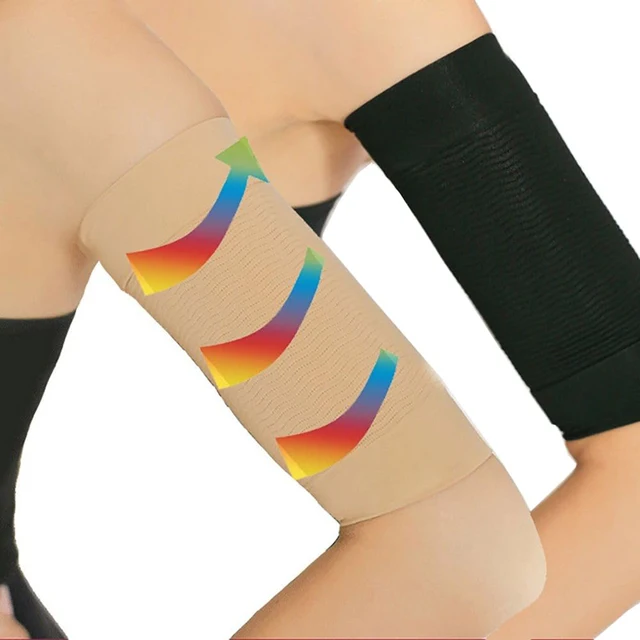 1/2 pair, upper arm shaper women's wrap arm sleeves, compression elastic body shaper, sports fitness slimming sleeves 1/2 pair, upper arm shaper women's wrap arm sleeves, compression elastic body shaper, sports fitness slimming sleeves