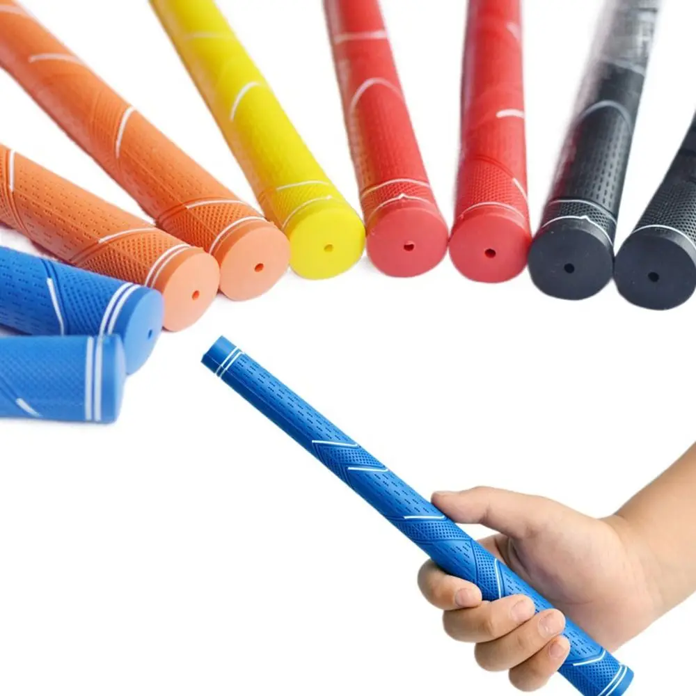 New Rubber Golf Club Grips Standard Midsize Wear-resistant Universal Handle Multiple Colors Non-slip Grip Beginner