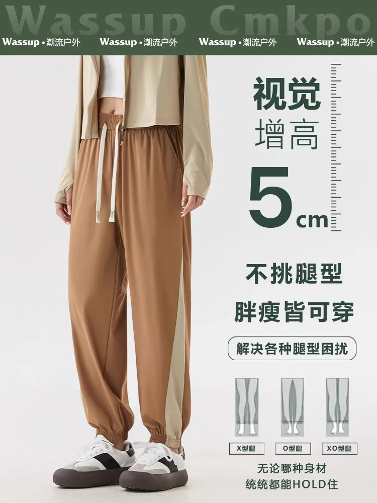 봄, 가을 스포츠 바지, 새로운 루즈핏 스웨트팬츠, 슬림 캐주얼 바지, 야외 스포츠 및 레저에 적합