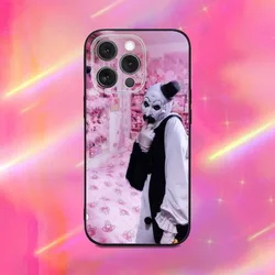 Horror Art the Clown Soft Silicone Black Phone Case - iPhone 12 Pro Max (Z1)
