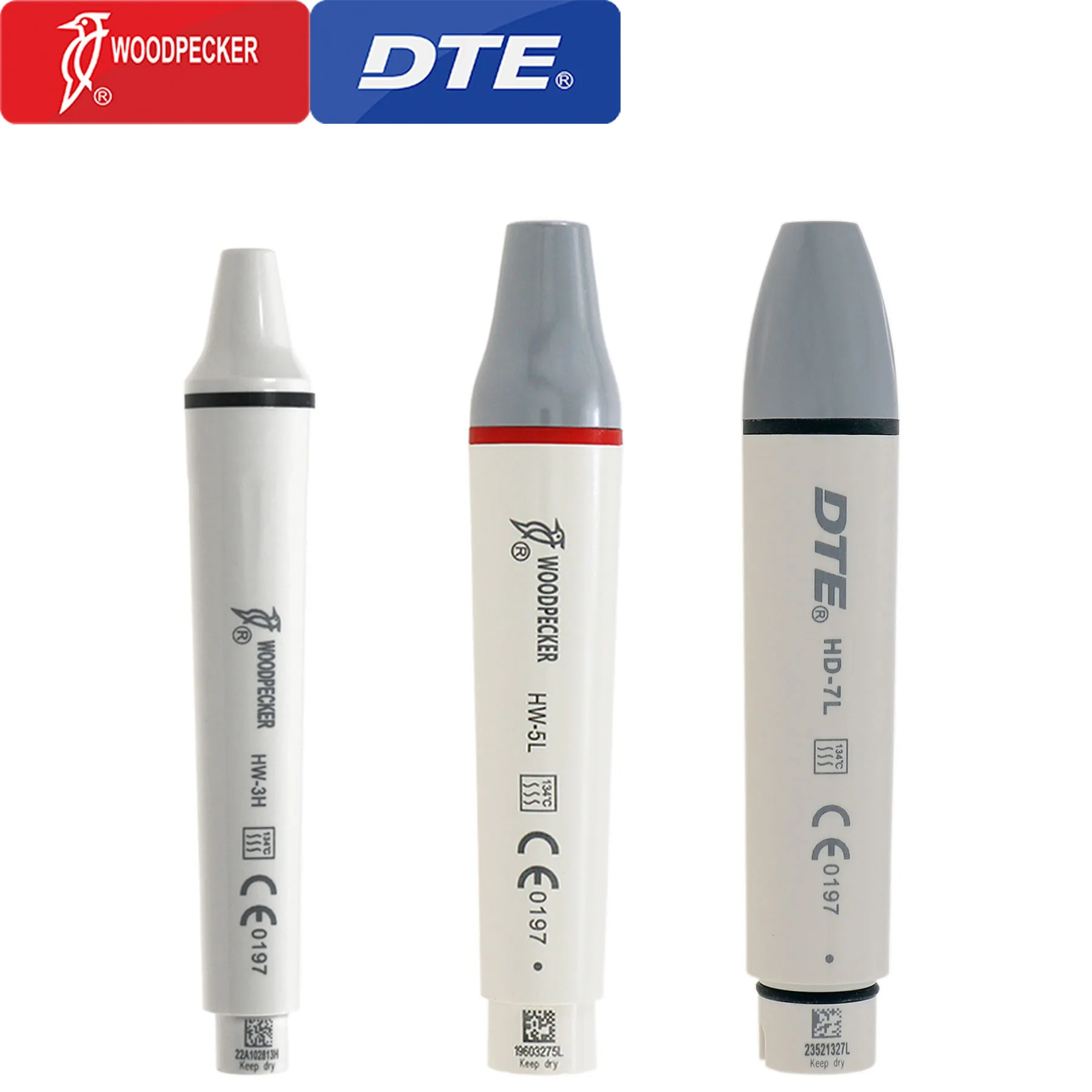 Woodpecker Dte Dental Scaler Manipolo A Luce Led Staccabile Hw-5L Hd-7L Hw-3H Autoclavabile