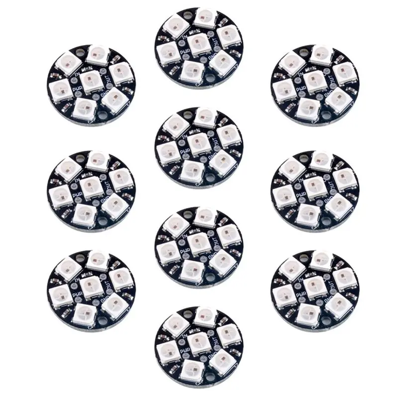 라즈베리 파이 호환용 아두이노용 F-3C 통합 드라이버가 있는 10PCS RGB..